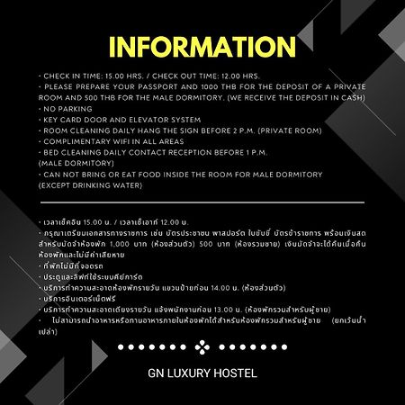 Gn Luxury Hostel Bangkok Dış mekan fotoğraf